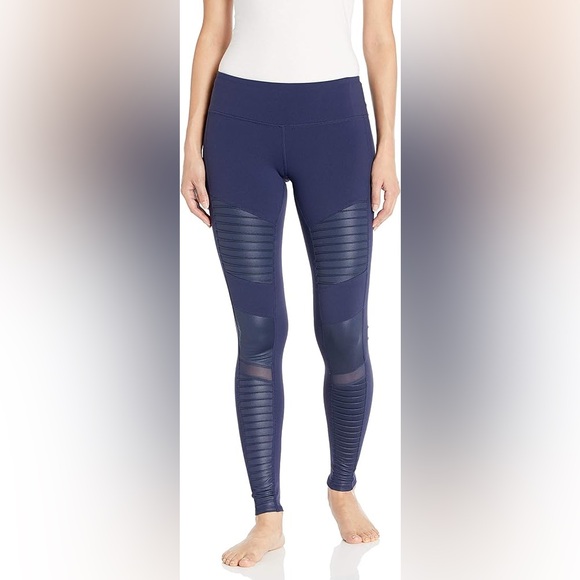 Alo Yoga High-waist Moto Legging Rich Navy Medium - Picture 2 of 9
